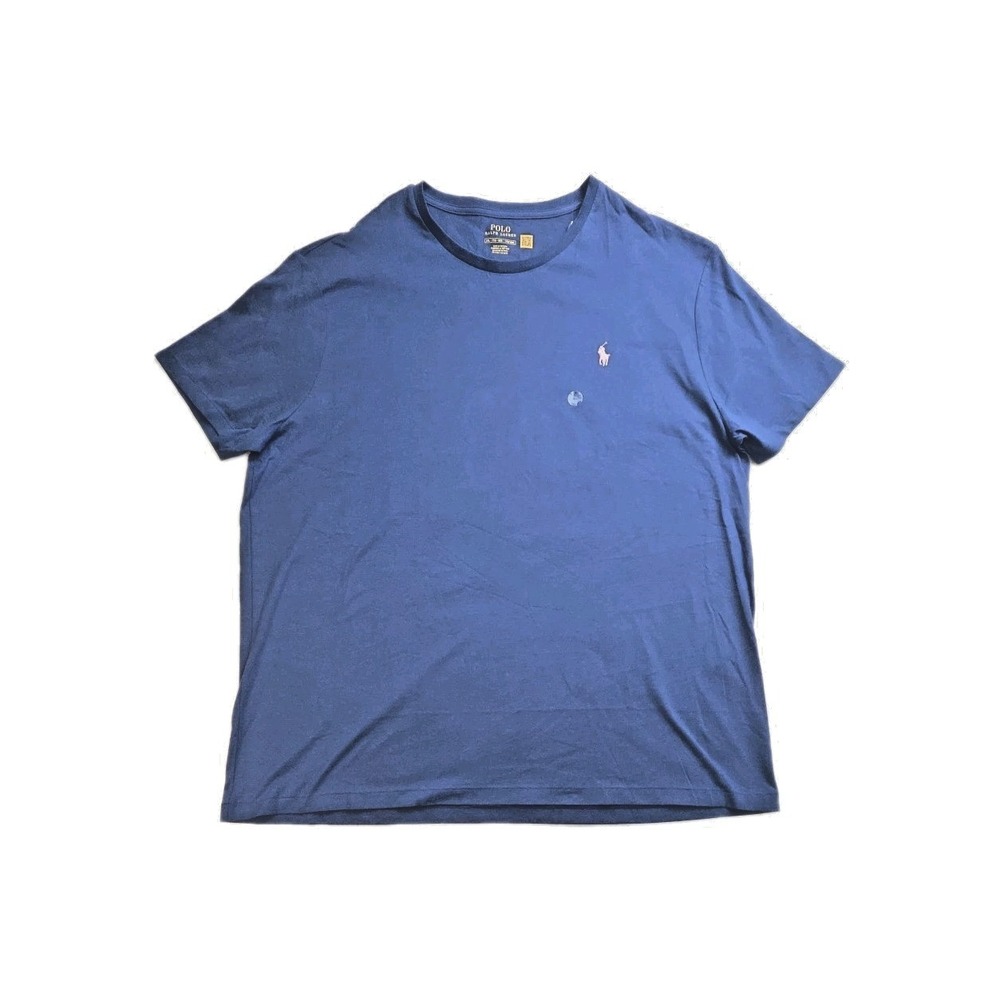 NWT‎ Polo Ralph Lauren Classics Mens T-SHIRT Size XXL Royal Blue Pink Pony Crew